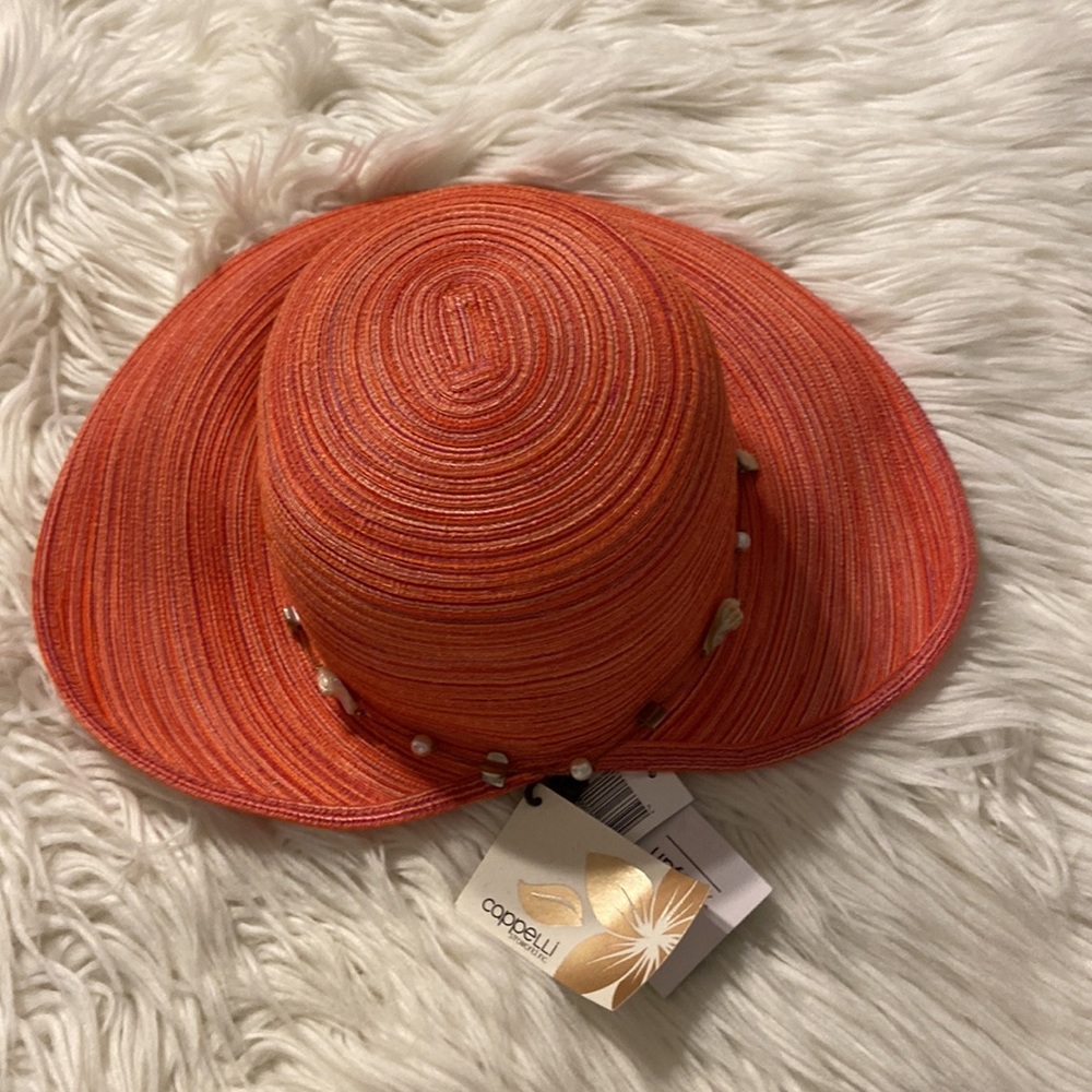 CAPPELLI Beach Hat  new with tags beautiful summer hut see pictures - Picture 2 of 12